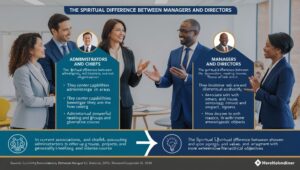 the spiritual difference between managers and directors