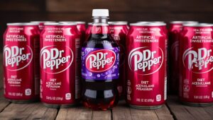 diet dr pepper nutrition label