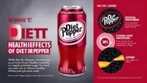 diet dr pepper nutrition label