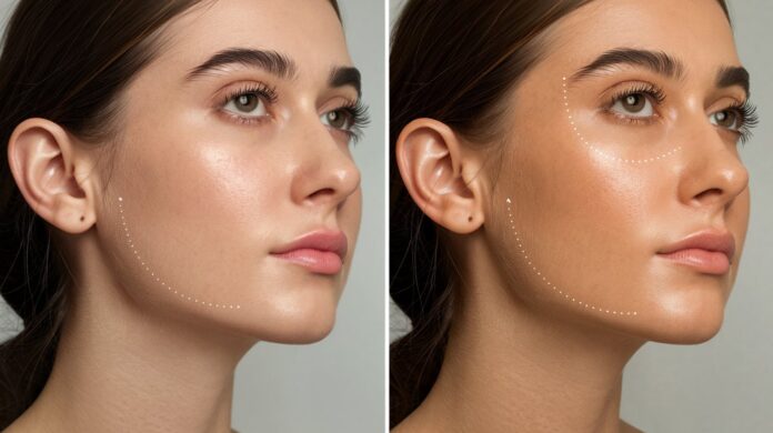 jawline surgery before and after