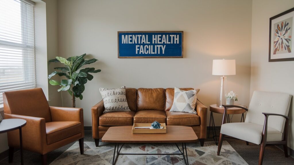 mental health facility signs inside